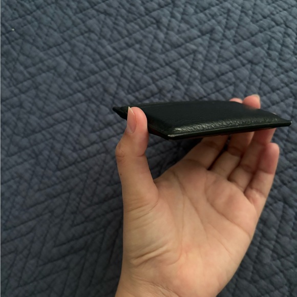 Prada Leather Card Holder Wallet, Black - Picture 11 of 12